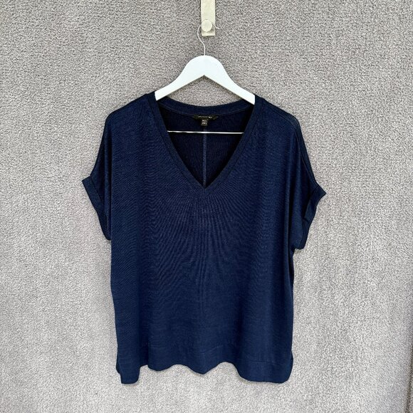 Banana Republic Luxespun Tunic Navy Blue - Picture 2 of 9